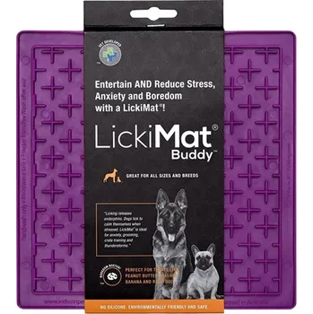 lízací podložka LickiMat Buddy lízací podložka fialová 20 cm