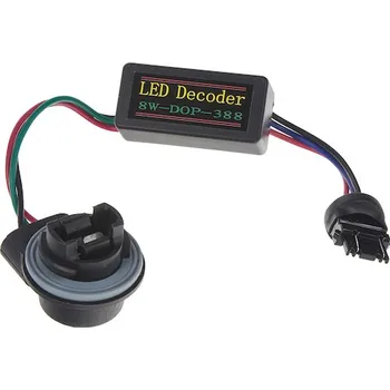 Povinná bezpečnostní výbava Eliminátor chybových hlášení s redukcí pro žárovky T20 (3156,3157), STM LED-WC06