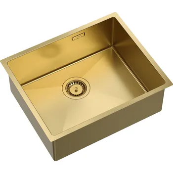 Nerezový dřez Quadron Anthony 60 ocelový dřez 54x44 cm zlatá MF5444PVDBSG1