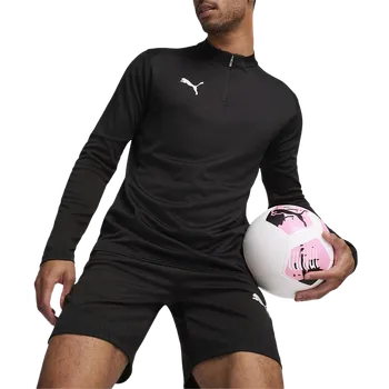 Pánské tričko Triko s dlouhým rukávem Puma teamFINAL Training 1/4 Zip Top 658551-03 Velikost S
