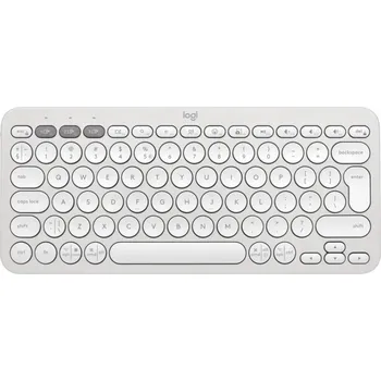Klávesnice Logitech Pebble Keys 2 K380s - TONAL WHITE - US INT L - BT - INTNL-973 - UNIVERSAL