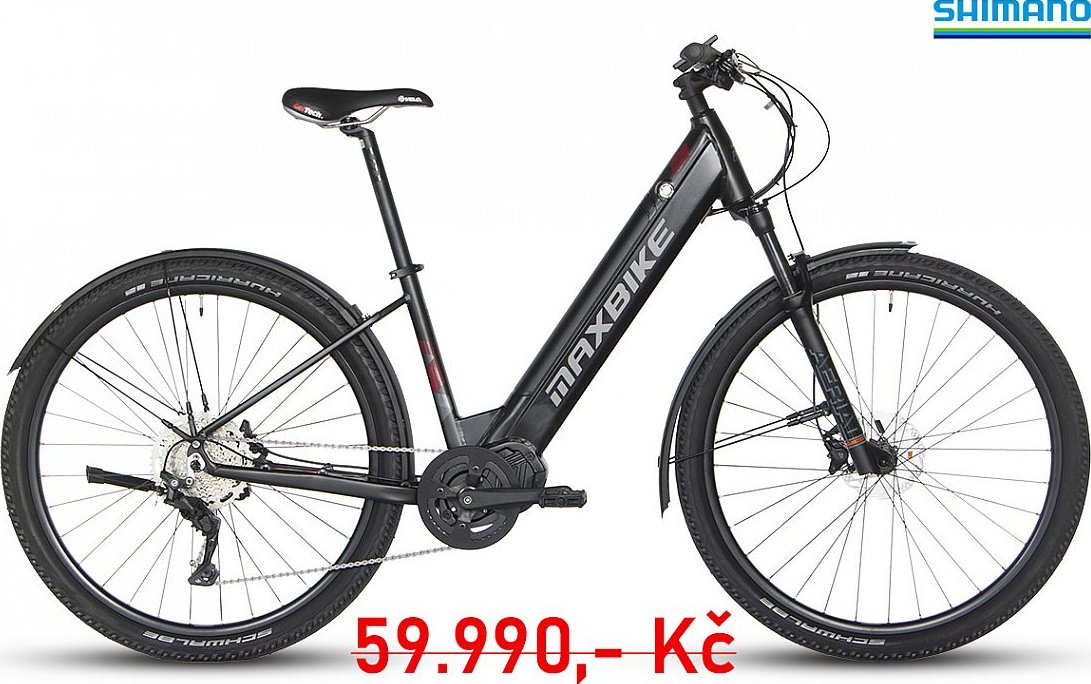 MAXBIKE MAX BIKE FRIDA PRO Černá Velikost rámu: L