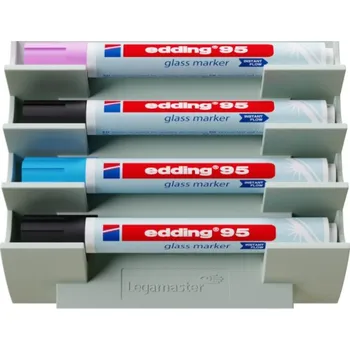 Legamaster Magnetický držák na popisovače pro skleněné tabule, Sage Green LEG-7122134