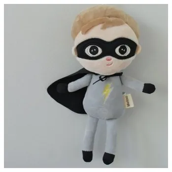 Panenka Mini hadrová panenka Metoo Super Boy - šedá, 22cm