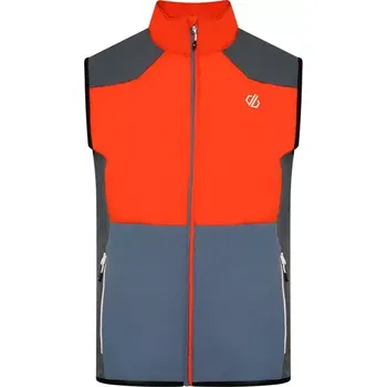 Pánská vesta pánská sportovní vesta Dare 2B Aptile II - šedá/oranžová (Dare 2B Aptile II - šedá/oranžová)