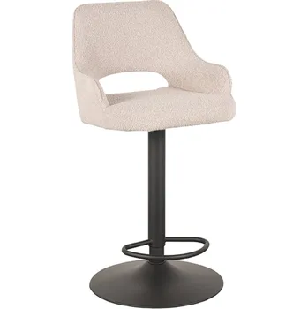 Barová židle LABEL51 barová židle FER krémové bouclé CM-55.014