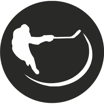 ON-DESIGN Potisk HOKEJISTA Barva: bílá, Velikost motivu: A5