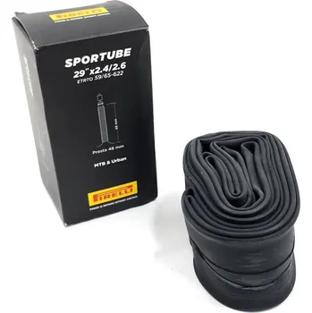 Duše na kolo Pirelli SPORTUBE duše MTB 29" 29x2,4/2,6 FV galuskový ventilek 48 mm, balená v krabičce