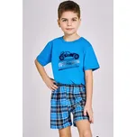 Taro pyžamo chlapecké Owen 3204 - tm. modrá, 98 (Chlapecké pyžamo s krátkým rukávem Taro)