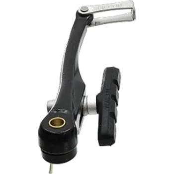 Brzda na kolo Brzdová čelist MTB Logan 933P , V-BRAKE, Alu, barva černá - Pouze levá čelist s destičkou