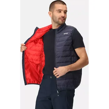 Pánská vesta pánská zimní vesta Regatta Marizion - tmavě modrá/červená (Regatta Marizion - tmavě modrá/červená)