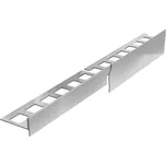 ACARA Lišta spádová, levá, nerez V2A kartáč, v: 10mm, v2: 6-32mm, d: 1,5m