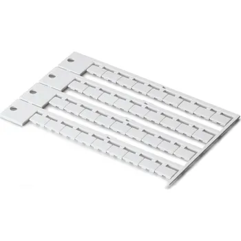 Rozvaděč WAGO Štítek bez potisku 12x7mm bílá 1ks = 21 štítků 211-211