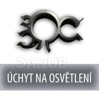 Reklamní LED panel Univerzální úchyt na okap pro vánoční osvětlení