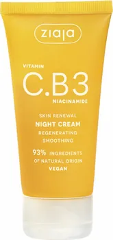 Pleťový krém Ziaja Vitamin C.B3 Niacinamide noční krém 50 ml