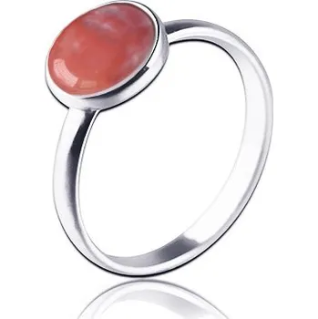 Prsten NUBIS® Stříbrný prsten Watermelon Quartz - velikost 59 - NBP92-59