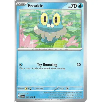 Sběratelská karetní hra Pokémon karta Froakie 056/197