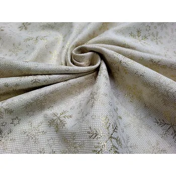 BYTEMA Dekorační látka VLOČKY ZLATÉ šíře 280 cm