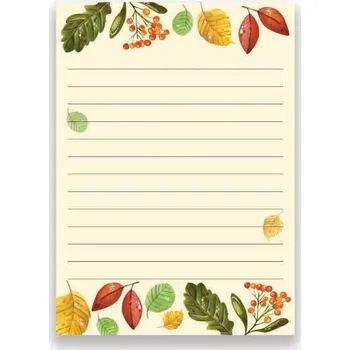 Blok ePipí trhací blok podzimní listí A6 50 listů Vyberte možnost: Bez magnetu