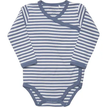 Kojenecký body BODY FIXONI ZAVINOVACÍ, PRUHOVANÉ, BLUE Velikost: 62