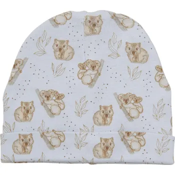 Kojenecká čepice FIXONI ČEPIČKA FIXONI, SE ZVÍŘÁTKY, SKYWRITING Velikost: 74-80