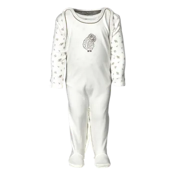 Kojenecká souprava FIXONI SET FIXONI, DUPAČKY A BODY, SE SOVIČKOU, BÍLÝ, BAVLNA Velikost: 74