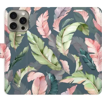 Pouzdro na mobilní telefon Flipové pouzdro iSaprio - Flower Pattern 09 - iPhone 15 Pro Max