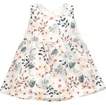 ŠATY PINOKIO S KYTIČKAMI A LÍSTKY, SUMMER GARDEN Velikost: 98