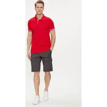 Tommy Hilfiger Polokošile Monotype MW0MW34737 Červená Slim Fit XXXL