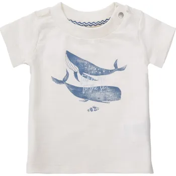 TRIČKO NOPPIES MONTEVALLO S VELRYBAMI, BÍLÉ Velikost: 62