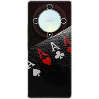 Pouzdro na mobilní telefon Odolné silikonové pouzdro iSaprio - Poker - Honor Magic5 Lite 5G