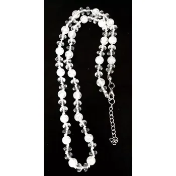 Náhrdelník Křišťálový náhrdelník exkluzivní, s chir. ocelí