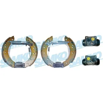 Brzdová čelist Sada brzdových čelistí SAMKO KEG409