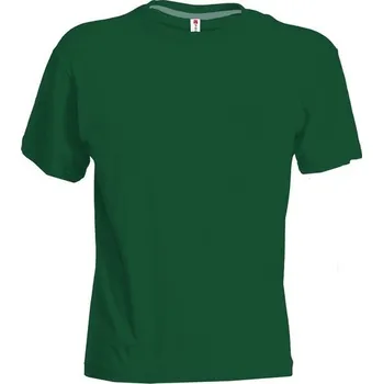 Pánská móda PAYPERWEAR Tričko s krátkým rukávem SUNSET, výztuhy ramen - M / zelená