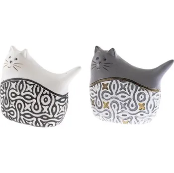 Kočka 9,5cm Ornament plastová (novodur)