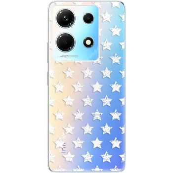 Pouzdro na mobilní telefon Odolné silikonové pouzdro iSaprio - Stars Pattern - white - Infinix Note 30