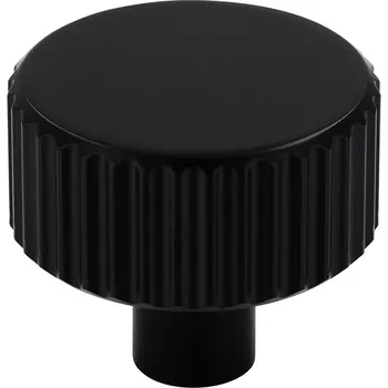 Nábytkové kování Nábytkové úchytky MILANO, kovová, černá mat, průměr 30 mm 2595-30 PB12