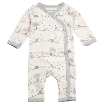 Kojenecký overall OVERAL FIXONI LITTLE BEE, S KRAJINKOU, RŮŽOVÝ Velikost: 56