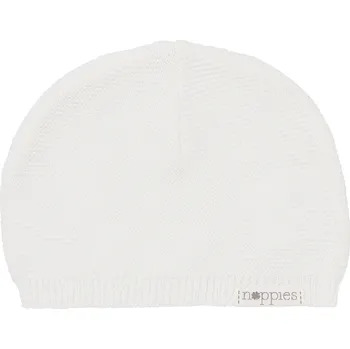 Kojenecká čepice ČEPIČKA NOPPIES ROSITA, BÍLÁ, BAVLNA Velikost: 3-6 MĚSÍCŮ