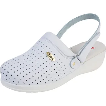 Pracovní obuv Buxa Dámská zdravotní obuv MED11 bílá s páskem kolem paty Velikost: 39