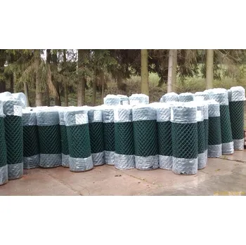Poplastované pletivo atyp 2.7 mm, okatost 50x50 mm - zelené, hnědé - jiná výška nebo délka role - výška do 2 m - Vysoká Kvalita Za Skvělou Cenu
