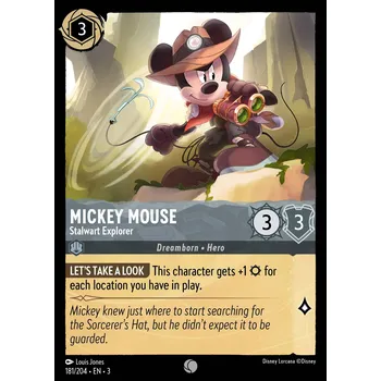 Sběratelská karetní hra Mickey Mouse 181/204 - Into the Inklands Typ karty: Foil
