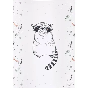 Přebalovací podložka CEBA Podložka přebalovací 2-hranná měkká COSY 70 x 50 cm Raccoon