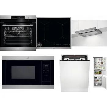 Set domácích spotřebičů AEG BSK792380M + AEG Mastery SenseBoil IAE64413XB + AEG DPE5660M + AEG Mastery MSB2547D-M + AEG FSE74707P + AEG TSC6M181ES