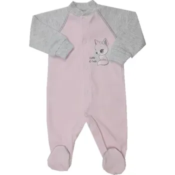 Kojenecký overall Overal na spaní bavlna růžová Lištička velikost 104