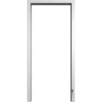 Zárubeň Zárubeň NORMAL pro celoskleněné dveře - CPL LAMINÁT - Bílá pór Průchozí šířka (cm): 80, Průchozí výška (cm): 197