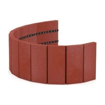 Pletivo Recyklát palisáda; 190x21x1010mm; Rovná; Cihlový