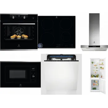 Set domácích spotřebičů ELECTROLUX KODEH70X + ELECTROLUX LIR60433B + ELECTROLUX LFT426X + ELECTROLUX LMS2203EMX + ELECTROLUX EES48200L + ELECTROLUX LND5FE18S