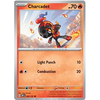 Sběratelská karetní hra Pokémon TCG Charcadet 043/197 - Reverse Holo