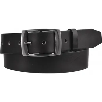 Módní doplněk Dámský kožený černý pásek 4463 85 cm